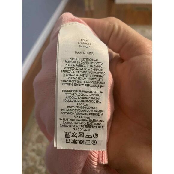 Boden Pink Catriona Cotton Blend Crew Neck Half Sleeve Blouse, size M - Picture 5 of 6